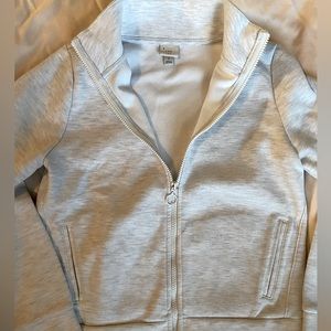 Target crop zip up jacket